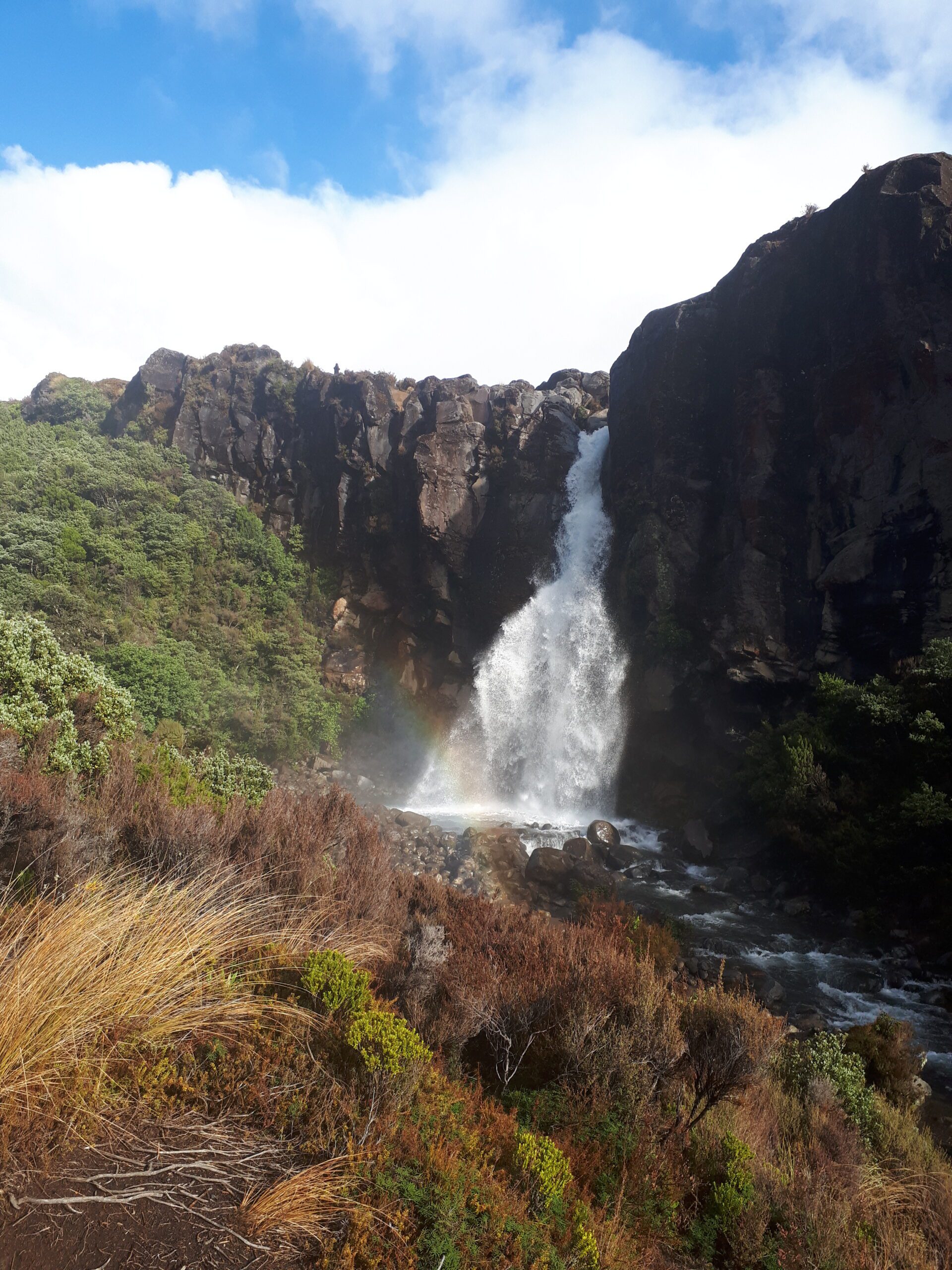 waterfall in Taupo NZ