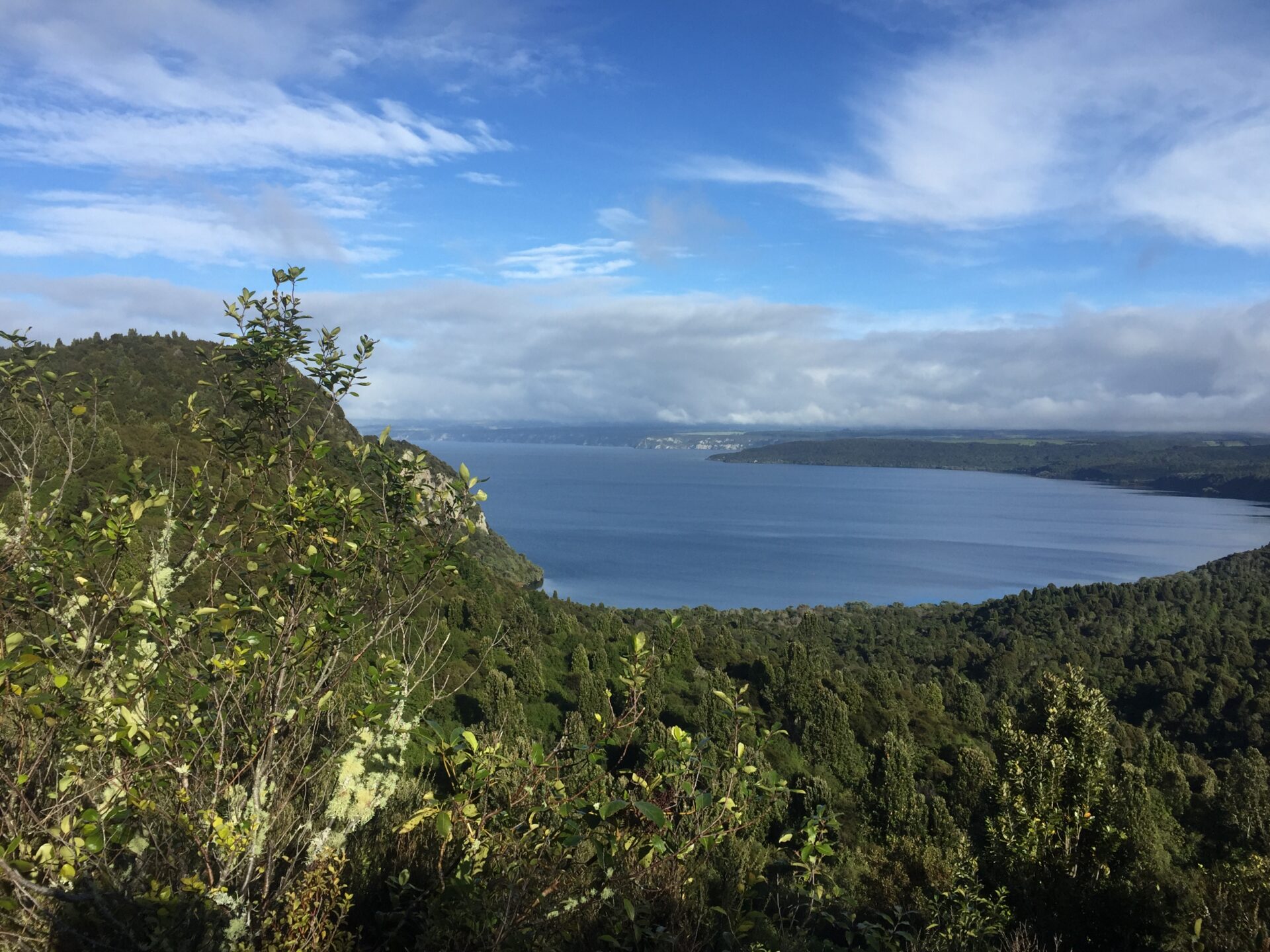 View From The Top of hike Lake Taupo