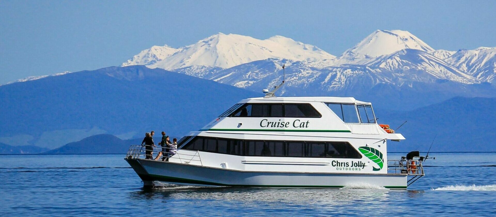 Lake Taupo Charter Super Cat 50ft Catamaran Header