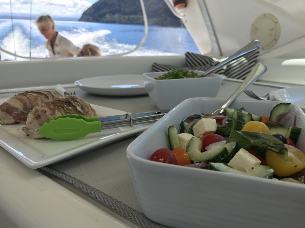 catering on Chris Jolly Boat taupo NZ