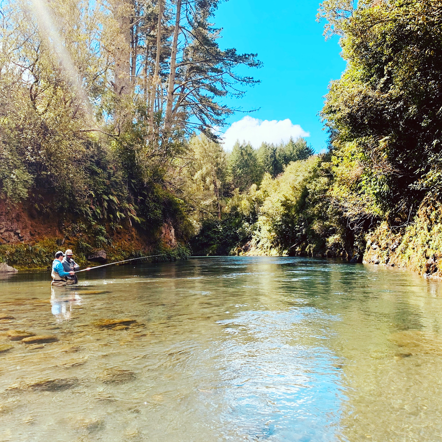 Chris Jolly Outdoors knows all the best spots for fly fishing in Taupo. Our trout fishing charters are perfect for anglers of all levels of experience.